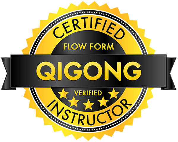 Certified Flow Form Qigong Instructor badge; visit the directory listing for Jodie Francis on Satori Method site.